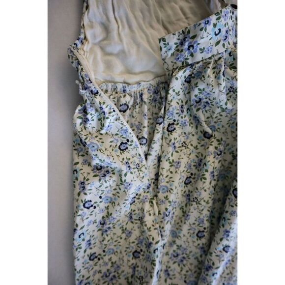 Free People OB1264092 Women's Sz Small White Tea Combo Petunia Mini Dress - Picture 11 of 12